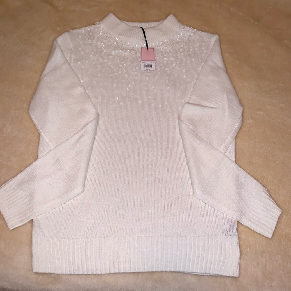 NWT Gradient Sequin Sweater